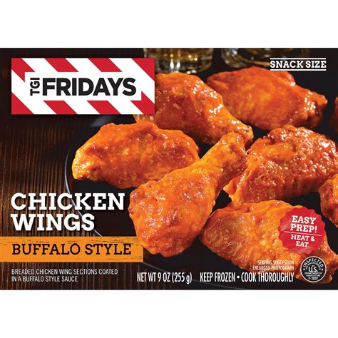 Tgi Fridays Frozen Appetizers Buffalo Style Chicken Wings Oz Box