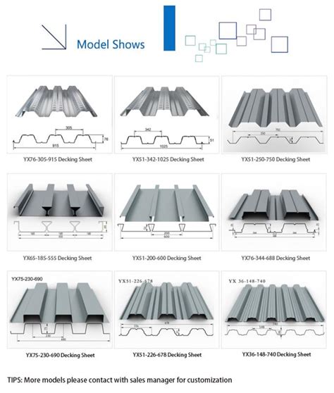 Galvanized Metal Deck Cell Closure Metal Floor Deck Steel Deck Sheets