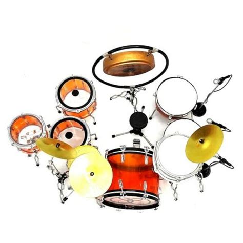 - Mini Drum Kit JOHN BONHAM Led Zeppelin Vistalite model - Guitar4Fans.com