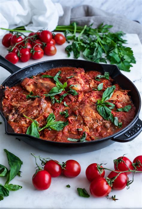 Pollo Con Tomate Y Albahaca Loleta