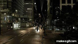 Sam Flynn Jumps From The Encom Tower Scene Tron Legacy Imax