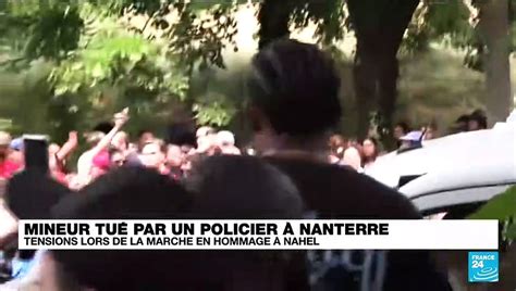 Mineur tué par un policier à Nanterre tensions lors de la marche