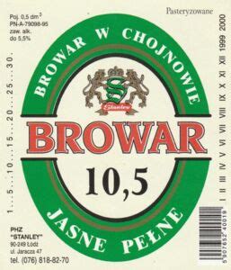 Drink Label Browar Browar Chojnow Polandcol Pl Beer