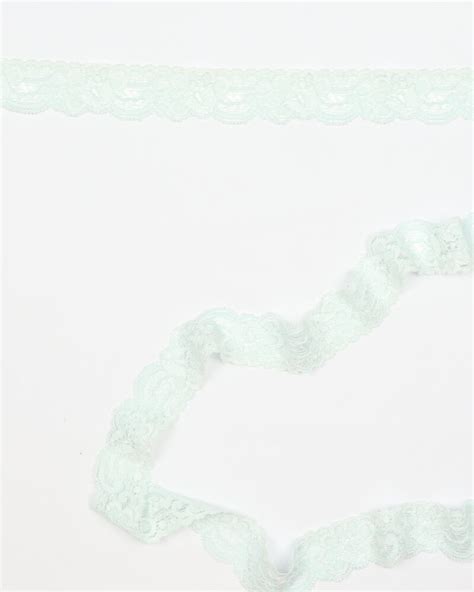 Elastisk Blonde Mint Mm Stofm Llen