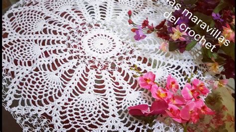 Tapete Redondo De PiÑas A Crochet Paso A Paso 2 Youtube