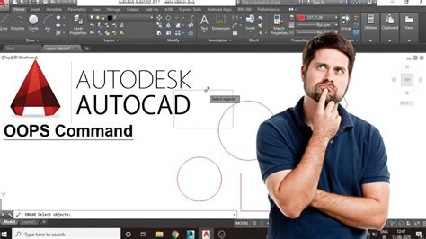 How To Use Oops Command In Autocad Autocad Oops Command Tutorial