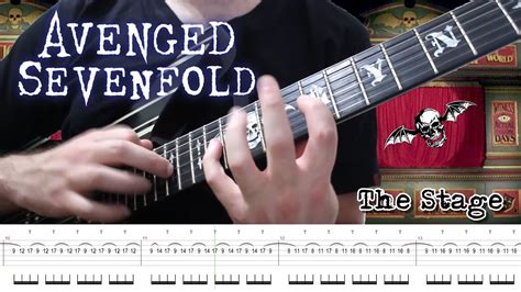 Avenged Sevenfold The Stage Guitar Solos Cover TABS YouTube