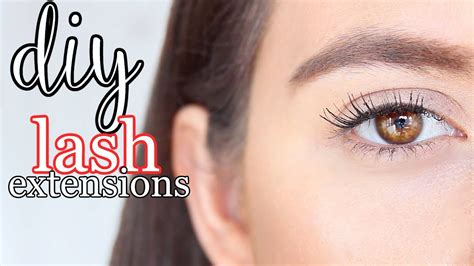 Diy Eyelash Extensions Youtube