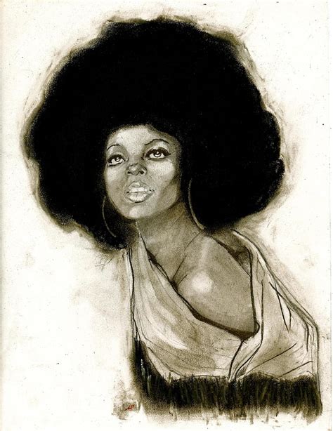 Diana Ross Drawing By Eric Epote Fine Art America