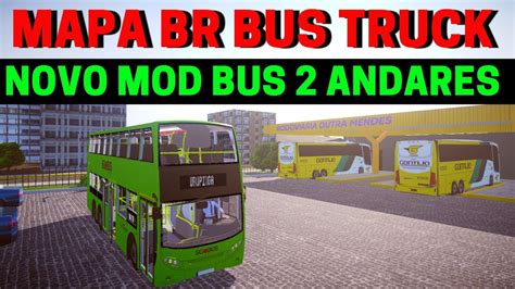 Gameplay Mapa Br Bus Truck Novo Mod Enviro 500MMC Ônibus de 2