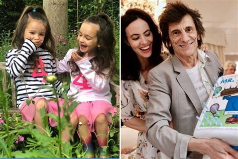 Ronnie Wood Shares Rare Snap Of Twin Daughters On Their 4th Birthday As He Celebrates Turning 73