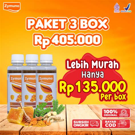 Jual Zymuno Paket Box Madu Asli Herbal Alami Imunoterapi Terapi