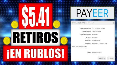 Retiro 473 RUBLOS SIN INVERSION DE 3 PAGINAS COMO GANAR DINERO EN