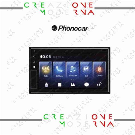 PHONOCAR VM013 AUTORADIO MONITOR 6 75 CARPLAY WIRELESS ANDROID AUTO