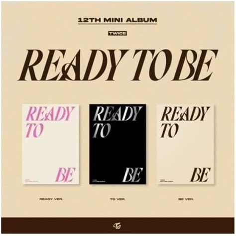 Amazon TWICE READY TO BE 12th Mini Album CD POB Folding Poster On