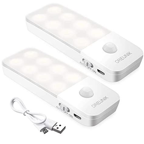 Descuento 2024 Luz Nocturna Oreunik Luces LED Armario Con Sensor