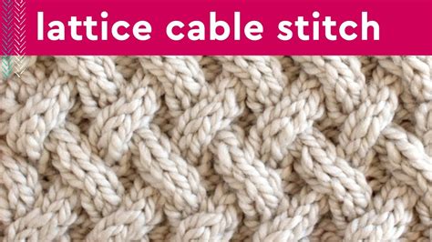 How To Knit Cable Stitch Youtube