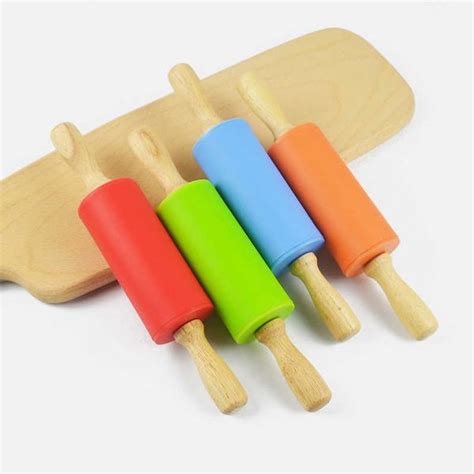 Jual Penggiling Adonan Silicone Rolling Pin Kue Cake Dapur Giling Roll