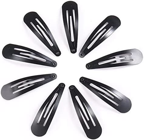 Amazon 60 Pcs Snap Hair Clips With Storage Box 2 Inch No Slip