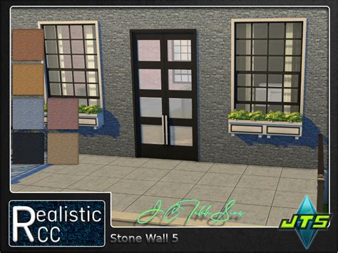 The Sims Resource Stone Wall 5