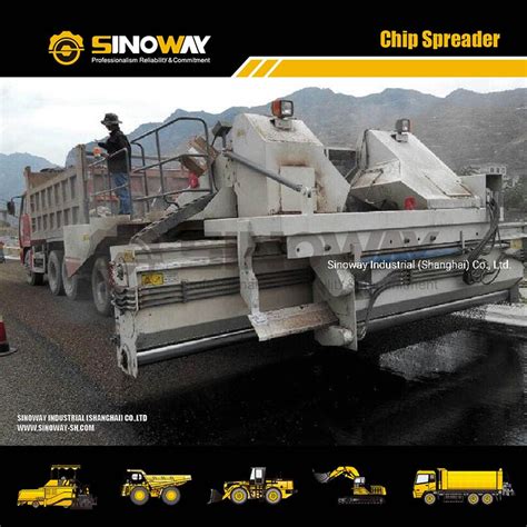 Chip Seal Spreader 6 M Self Propelled Aggregate Spreader For Sale