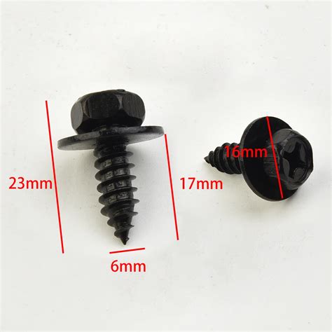 Pcs Bolt Retainer Fender Liner Under Cover Screw For Toyota