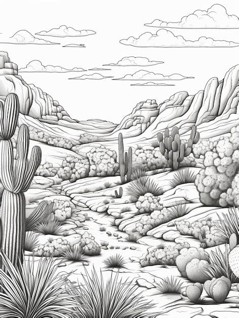 Page 4 | 24,000+ Desert Coloring Book Pictures