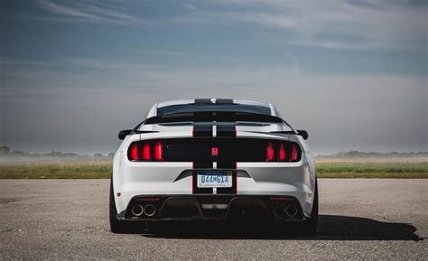 2016 Ford Mustang Shelby Gt350r Exterior Rear View Shelby Gt350r Mustang Shelby Ford Mustang