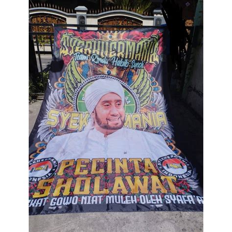 Jual Cetak Giant Flag Custom Bendera Sholawat Shopee Indonesia