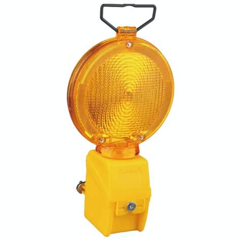 Emergency LED Road Traffic Blinker Solar Industrial Safety Flashing