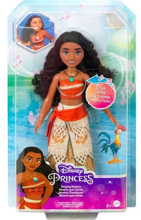 Lalka Vaiana Skarb oceanu Mattel 27 cm Śpiewająca Moana Disney Princess