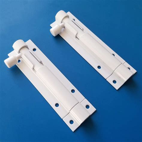 Buy Runningfish Pack White Solid Aluminium Slide Bolt Latch Mini