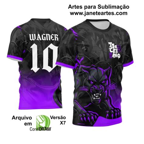 Arte Vetor Camisa Terceir O Pantera Negra Novo Estilo Degrade