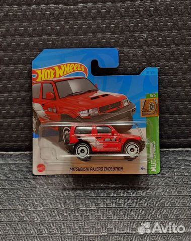 Hot Wheels Mitsubishi Pajero Evolution Mud Studs купить в Москве Хобби и отдых Авито