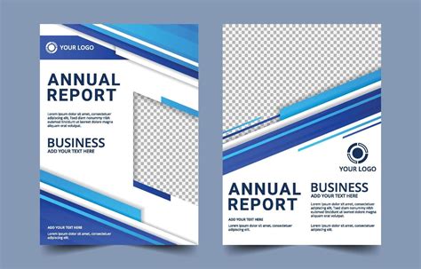 Annual Report Cover Template 15536090 Vector Art At Vecteezy