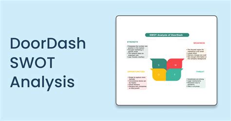 Doordash Swot Analysis Edrawmax Online