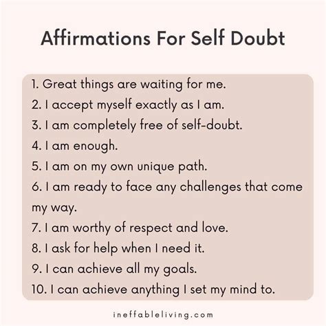 Best 50 Positive Affirmations For Self Esteem