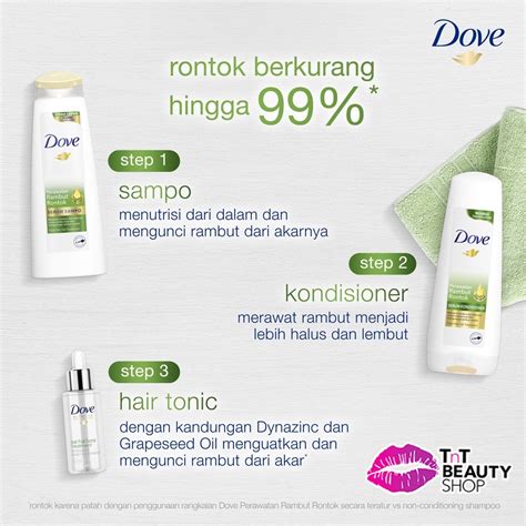 Jual Dove Shampoo Nutritive Solutions Total Hair Fall Treatment Dove