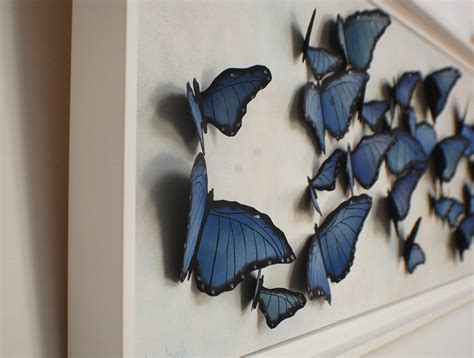 3D Butterfly Wall Art Butterflies Paper Framed Butterfly - Etsy