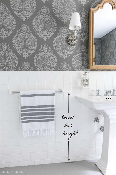 Where To Put A Towel Rack In The Bathroom Everything Bathroom