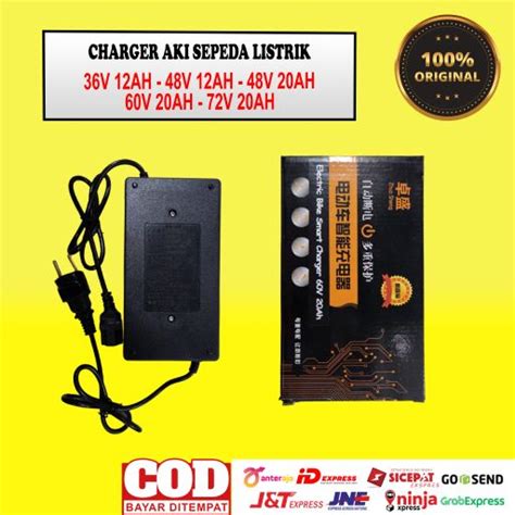 Jual Charger Aki Battery Sepeda Listrik 36v 12ah 48v 12ah 48v 20ah