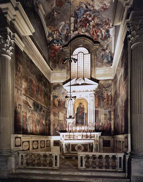 Frescoes In The Cappella Brancacci Of Santa Maria Del Carmine In