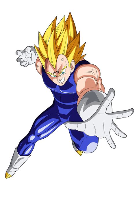 Majin Vegeta Render By Luishatakeuchiha On Deviantart