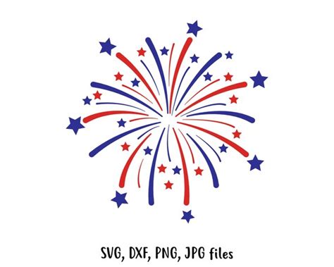 Fireworks Svg Th Of July Svg Usa Firework Svg America Etsy