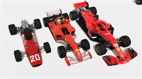 Comparison of 51 years of Ferrari F1 cars : r/formula1