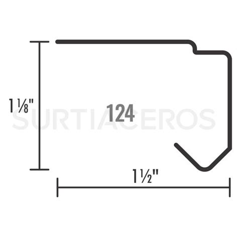 Perfil P 100 C 18 X 6MTS Surtiaceros