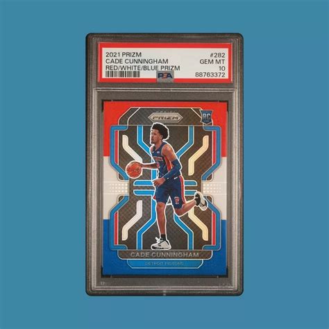 Cade Cunningham 2021 Prizm 282 Red White Blue PSA 10 Price Guide