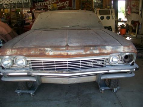 1965 Chevrolet Impala 2 Door Hardtop Project Comes With Tons Of Spare