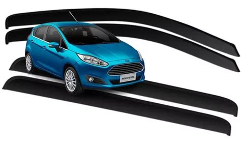 Super Calha De Chuva Ford New Fiesta Hatch 4 Portas 12 17