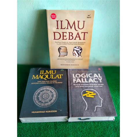 Jual PAKET BUKU Logical Fallacy Ilmu Debat Ilmu Maqulat Keira